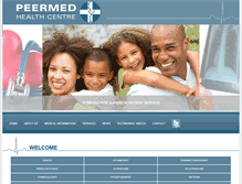 Tablet Screenshot of peermed.co.za